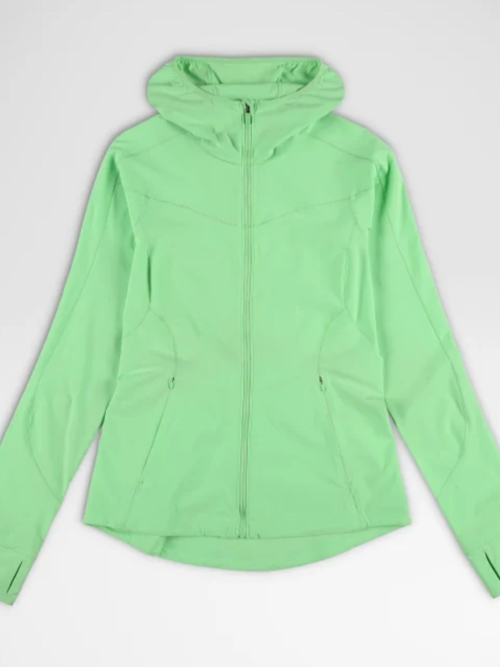lululemon athletica Women's Mint Green Hooded Utility Jacket